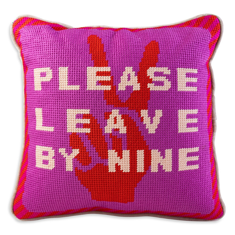 Furbish Studio Leave by Nine Needlepoint Decorative Pillow | Bloomingdale's (US)