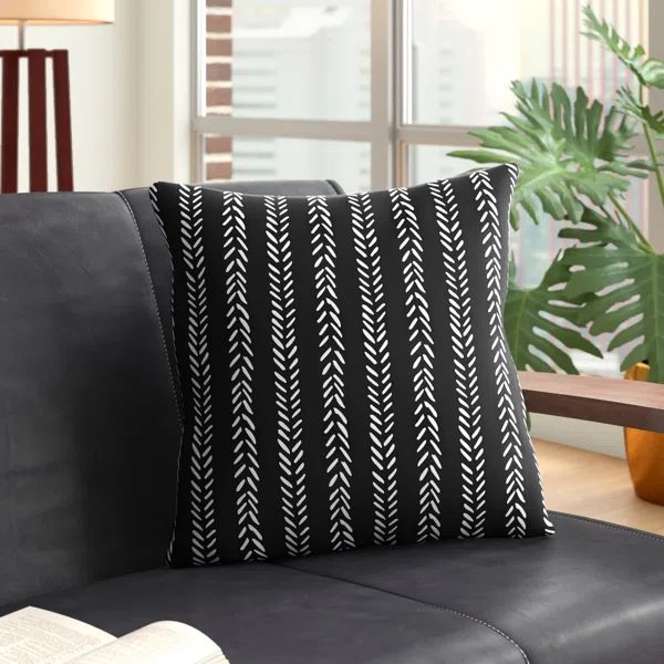 Kroll Abstract Indoor/Outdoor Reversible Throw Pillow | Wayfair North America