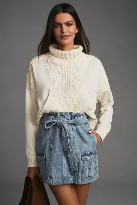 Daily Practice by Anthropologie Cable-Knit Sweater | Anthropologie (US)