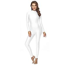 Speerise Adult High Neck Zip One Piece Unitard Full Body Leotard | Amazon (US)