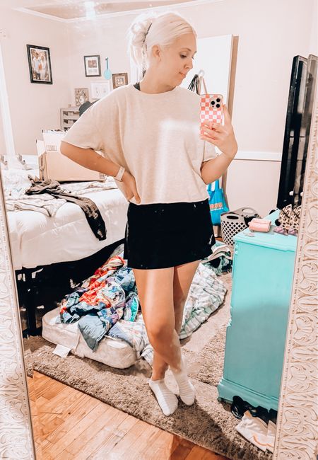 The skirt is AMAZING 

I literally never thought I’d ever love wearing a skirt but here we are. They have built in biker shorts w/ pockets and the material is so soft and so stretchy! 

I ordered a medium and they’re around $25!

#LTKSeasonal #LTKSpringSale #LTKstyletip