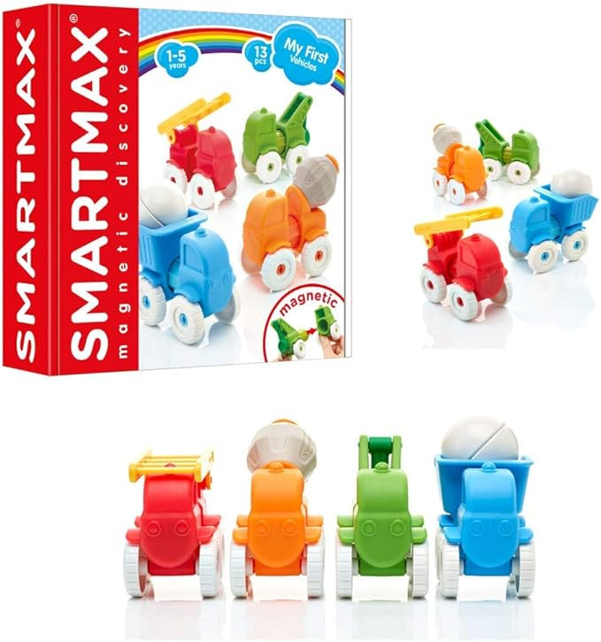 SmartMax My First Vehicles Magnetic Discovery STEM Play Set for Ages 1+ | Amazon (US)