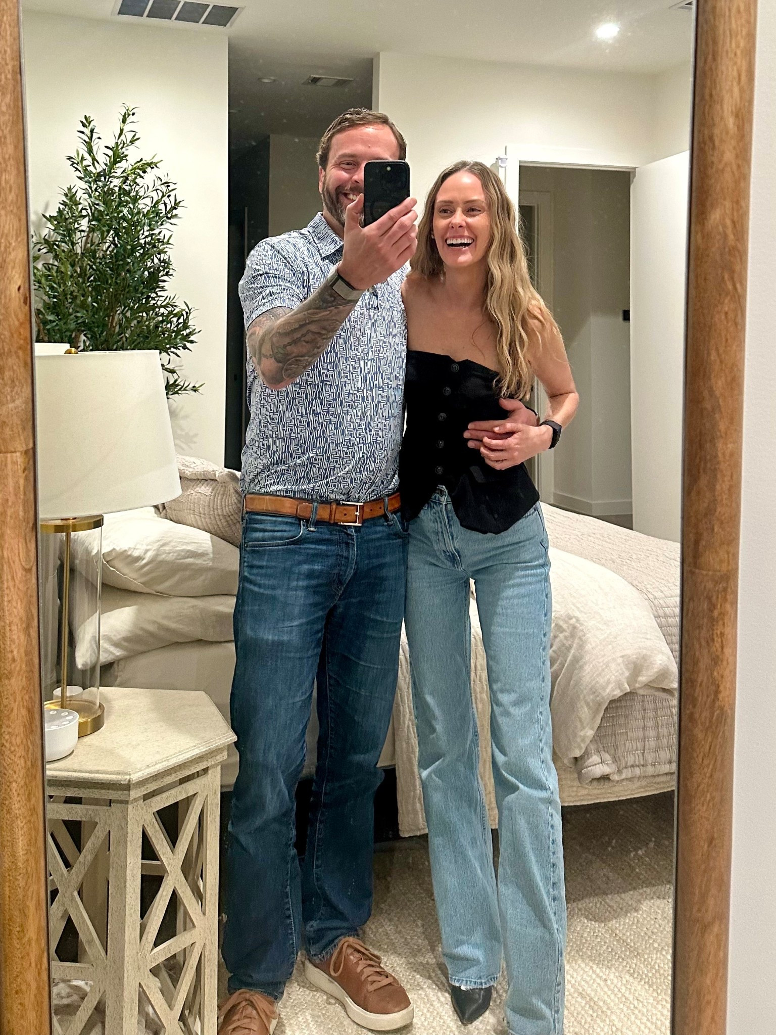 My top is on sale right now for the Amazon Spring Sale! I’ve worn it several times for date night, it washes well, and comes in 14 color options! The buttons are functional and it fits me true to size. Color: black Size: xs

Date night outfits, girls night, black tops, vests, strapless tops, spring outfits, jeans, heels, Abercrombie, men’s fashion, men’s outfits, ootd, summer outfits, over 40 fashion

