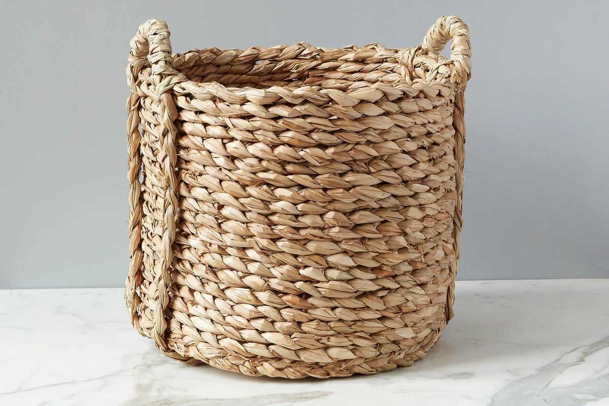 Rush Barrel Basket, Medium, 2 Handles | etúHOME