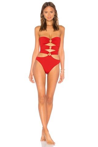 Rising Sun Strapless One Piece | Revolve Clothing (Global)