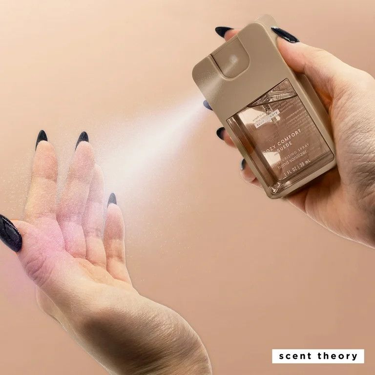 Scent Theory Hand Sanitizer Spray, Cozy Comfort Suede, 1 fl oz | Walmart (US)