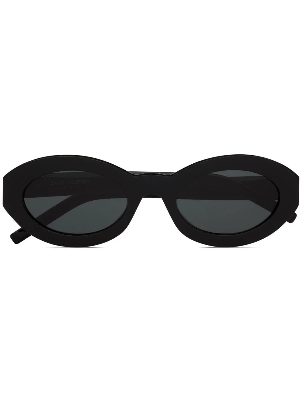 The DetailsSaint Laurent EyewearSL M136 oval-frame sunglassesMade in ItalyHighlightsblack tinted ... | Farfetch Global