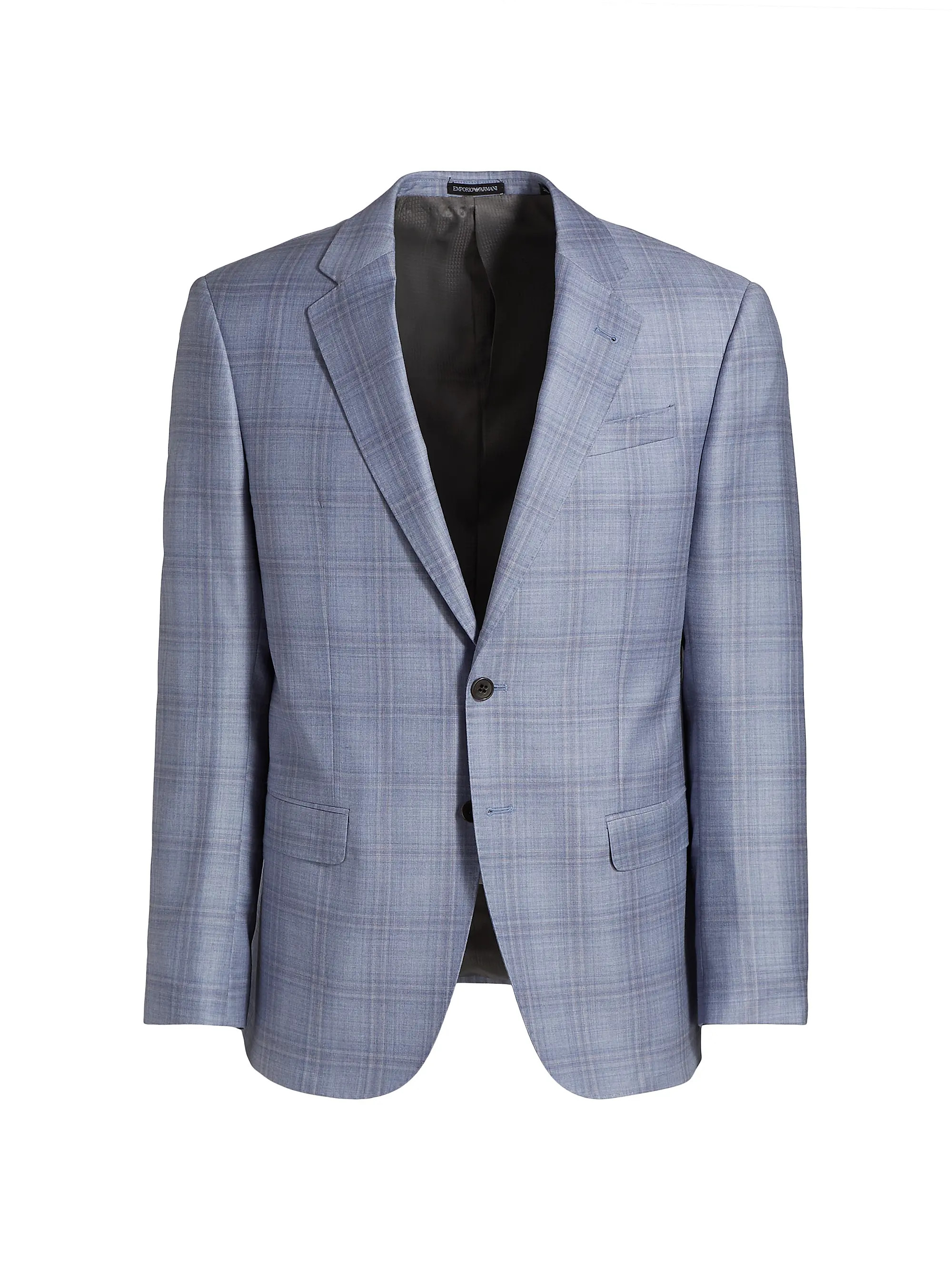 Plaid Virgin Wool Single-Breasted Blazer | Saks Fifth Avenue