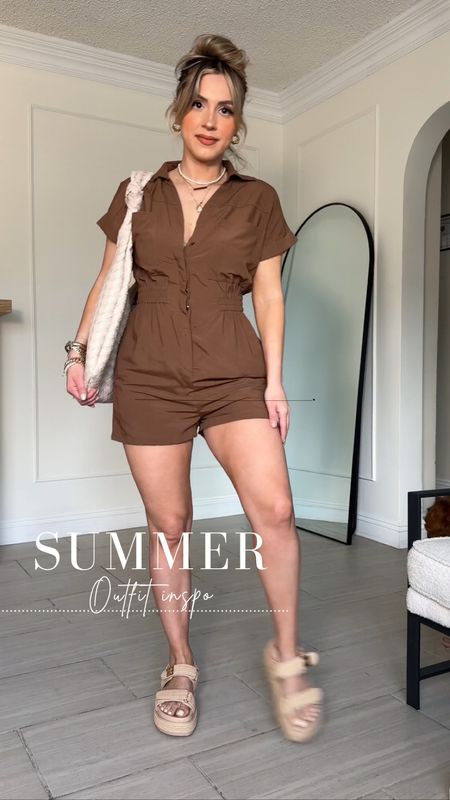 Easy comfy SUMMER OUTFIT 😎☀️

✔️ wearing a small in this romper
✔️reallyyyy nice quality

#LTKfindsunder50 #LTKU #LTKstyletip