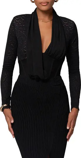 Spanish Banks Asymmetric Long Sleeve Bodysuit | Nordstrom