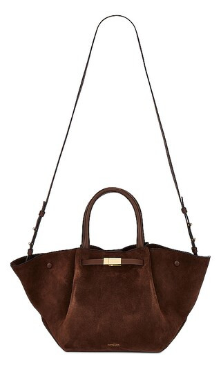 Midi New York Bag in Mocha Suede & Mocha Smooth | Revolve Clothing (Global)