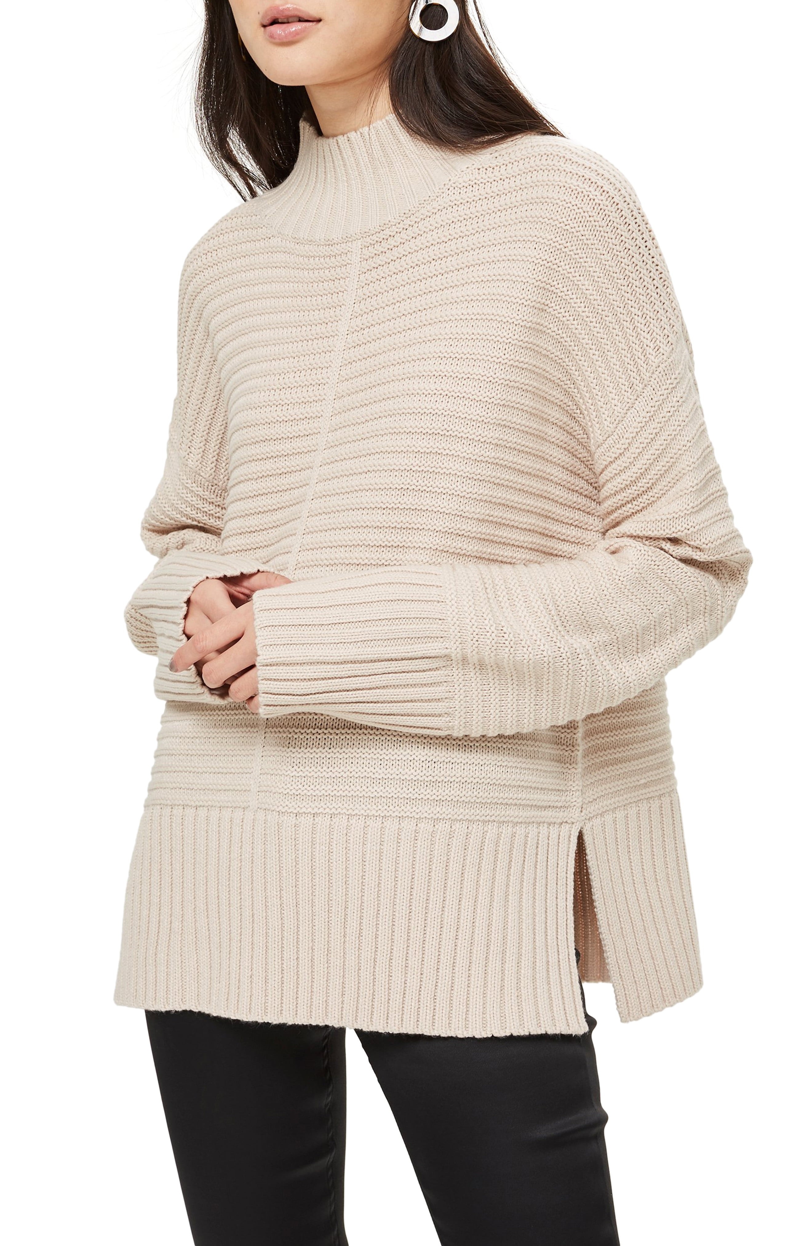 Topshop Mock Neck Sweater | Nordstrom