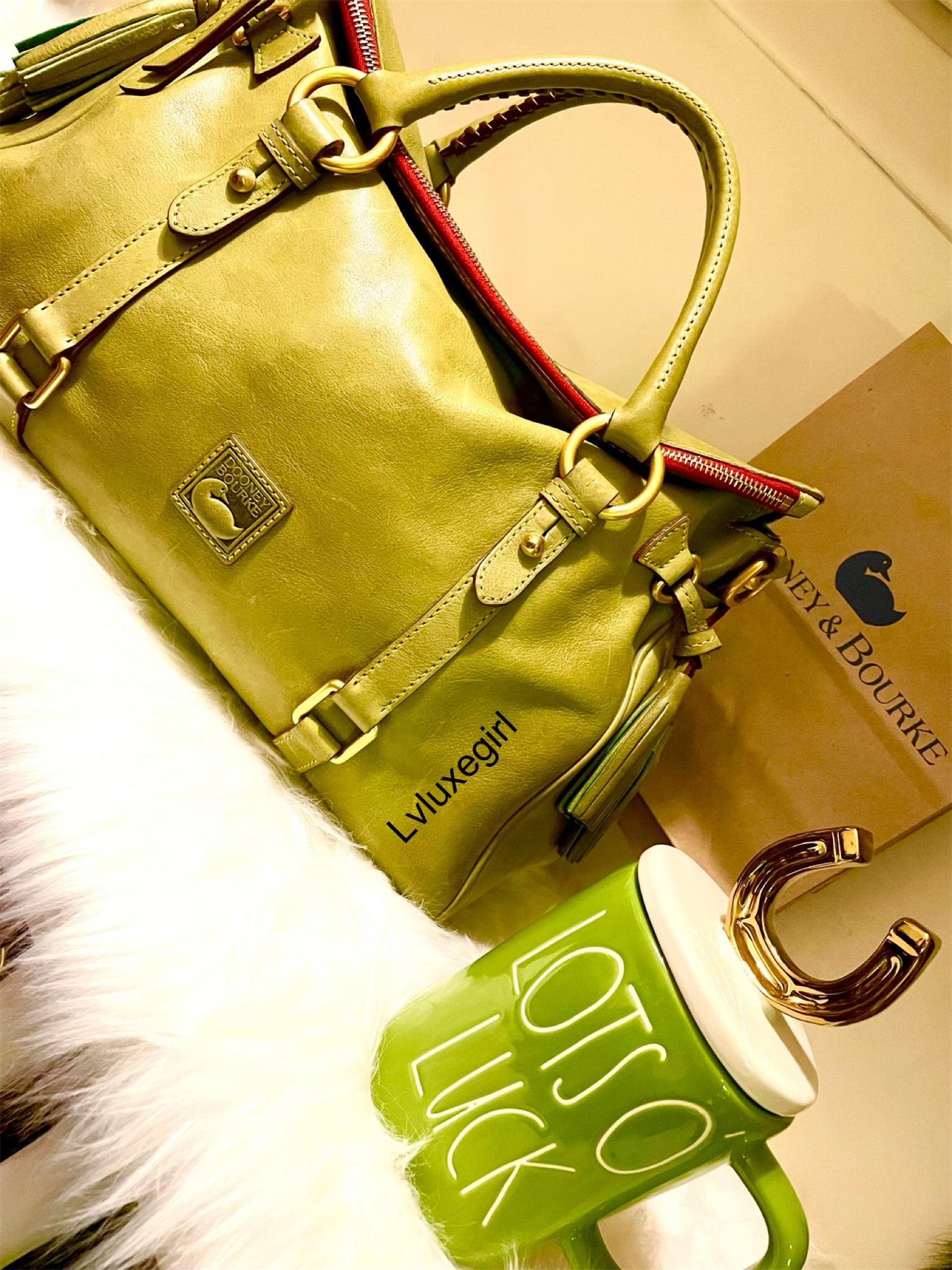 Dooney & Bourke handbag #dooney #dooneybag #dooneyandbourke #raedunn #raedunnmug #workbag #errandbag #stpatricksday 

#LTKitbag #LTKstyletip #LTKFind