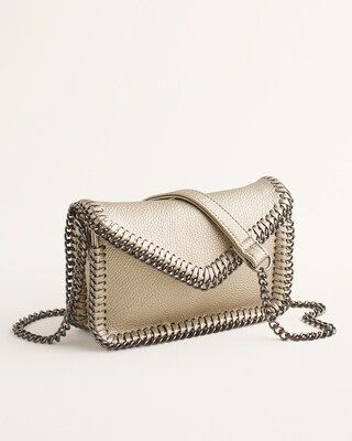 Goldtone Metallic Crossbody Bag | Chico's