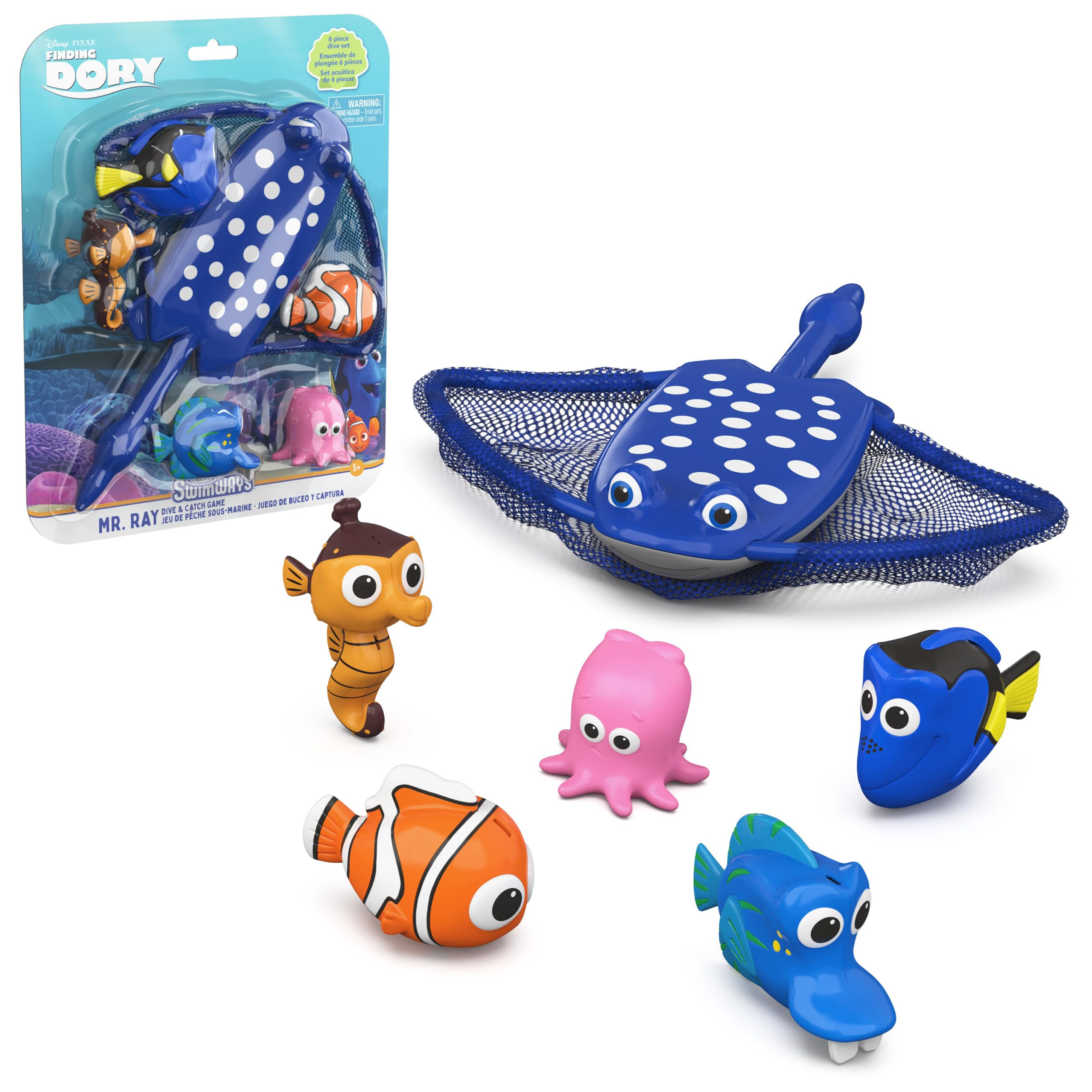 SwimWays Disney\u2019s Finding Dory Mr. Ray\u2019s Dive and Catch Game, Water Toy, Outdoor Toys, ... | Amazon (US)