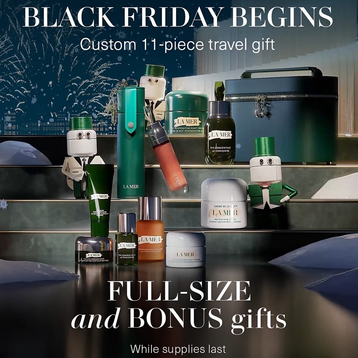 ✨ LA MER BLACK FRIDAY JUST LAUNCHED ✨
Up to 4 full-size gifts plus a custom 11-piece travel set 👀💚
This is the best La Mer offer of the entire year — and it always sells out fast.


#lamer #lamerskincare #blackfridaysale #luxuryskincare #skincaredeals #ltksalealert

#LTKGiftGuide #LTKSaleAlert #LTKCyberWeek