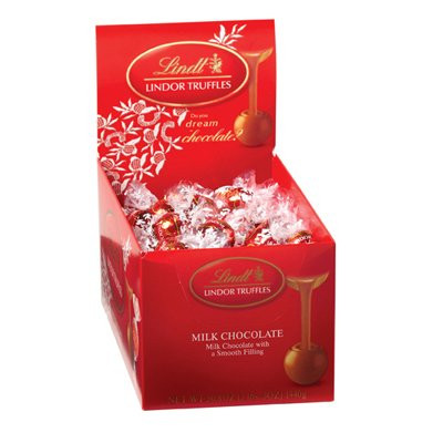 Milk Lindor Truffles (Red) Disp Box: 120 Count | Walmart (US)