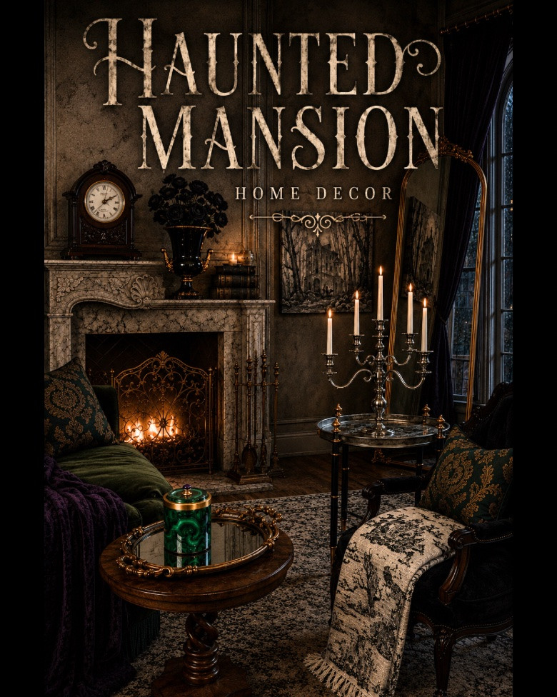 🏰 Haunted Mansion dreams… but make it shoppable. 🖤🕯️

If you’ve ever wanted your home to feel like you stepped inside the Haunted Mansion, this carousel is packed with some of my favorite gothic finds! From eerie mirrors and haunted hallways to terrarium rooms, enchanted gardens, spooky kitchens, and a lush backyard graveyard, every room is filled with elegant Halloween décor that looks hauntingly beautiful all season long.

Inside you’ll find gothic mirrors, vintage-inspired furniture, haunted mansion kitchen décor, black florals, urns, antique globes, terrariums, gargoyle benches, fountains, glowing tombstones, an animated hearse, cemetery décor, planters, candles, and so many more magical finds. I linked everything so you can recreate the look in your own home.

Which room would you move into first? 👻🖤

#HauntedMansionDecor #HalloweenHomeDecor #GothicHome #Halloween2026 #LTKHalloween

Keywords:
Haunted Mansion decor, gothic home decor, Halloween home, spooky elegant decor, haunted mansion aesthetic, gothic Victorian, Halloween garden, cemetery decor, animated hearse, gargoyle bench, gargoyle fountain, gothic mirror, antique globe, terrarium decor, black ranunculus, urn planters, haunted hallway, Halloween kitchen decor, gothic living room, Halloween decorating ideas, spooky luxury home, dark academia decor, Victorian Halloween, elegant Halloween decorations, Halloween finds, LTK Halloween, Halloween shopping, gothic furniture, haunted house inspiration, spooky season decor
