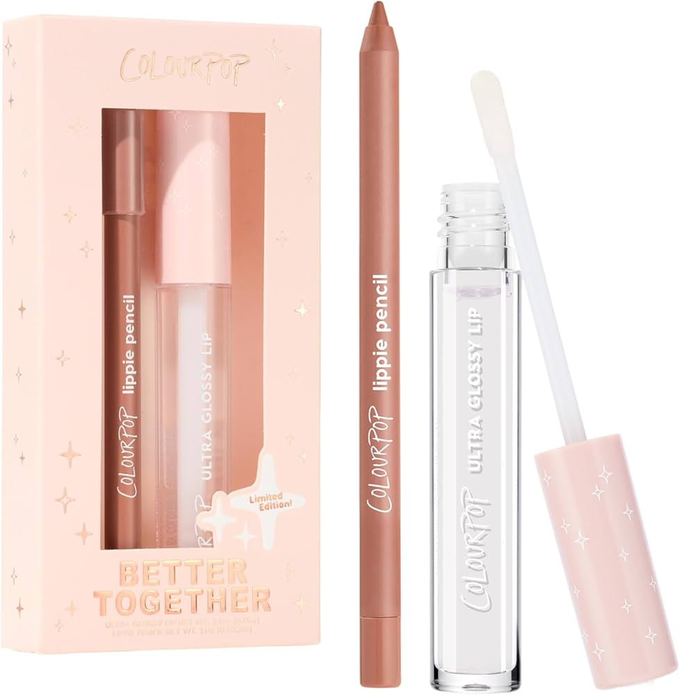 ColourPop Better Together Lip Pencil & Gloss Duo - Warm Nude Lip Combo for Definition & Shine - I... | Amazon (US)