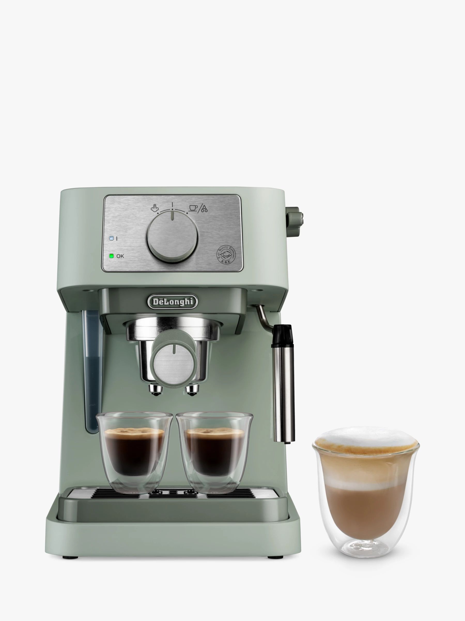 De'Longhi Stilosa Espresso EC260 Coffee Machine, Green | John Lewis (UK)