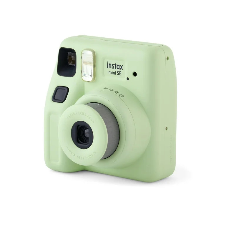 Fujifilm instax Mini SE Instant Camera with Bonus 10 pack Mini Film, Seafoam Green | Walmart (US)