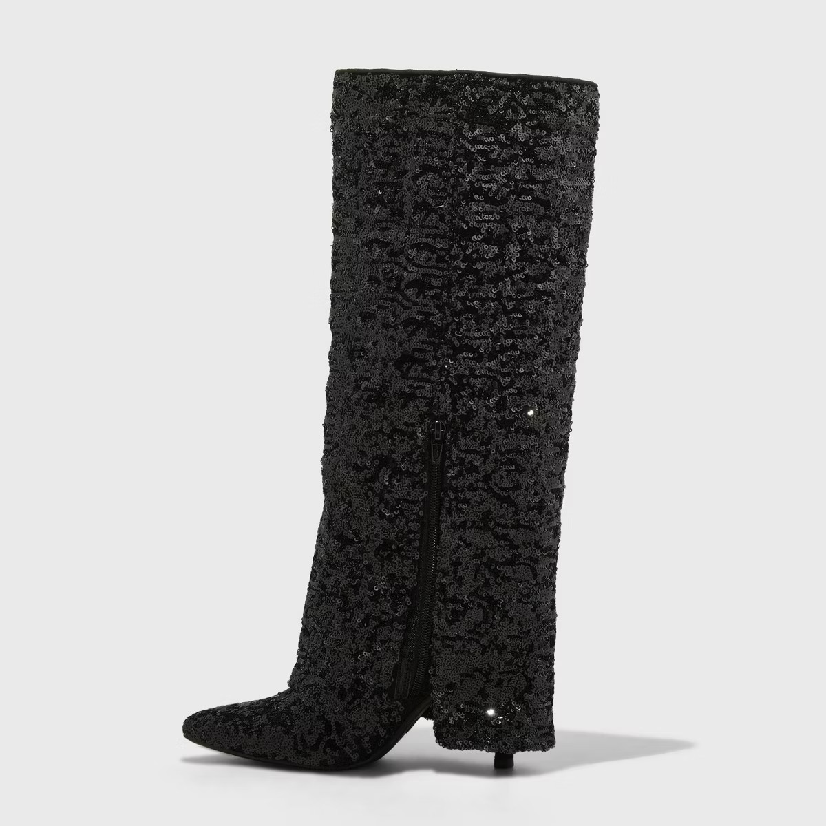 Women's Abba Sequin Foldover Tall Boots - A New Day™ | Target