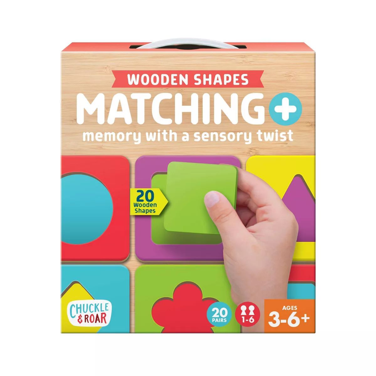Chuckle & Roar Matching + Wooden Sensory Kids Game | Target