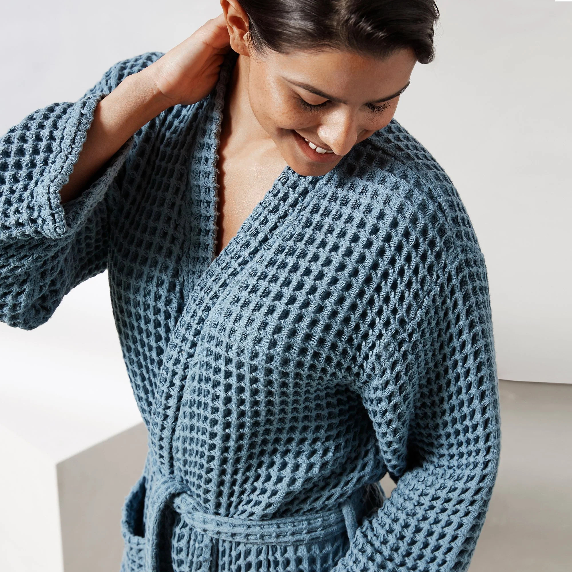 Waffle Weave Robe | Kassatex