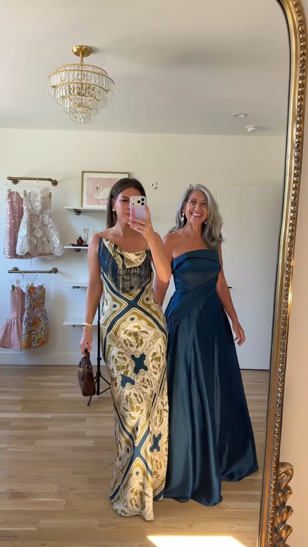 blue and gold scarf-print sleeveless slip dress,  navy satin strapless gown with draped side detail mom and me formal wedding guest and mother of the bride dresses 💍

mac duggal: emerson10

I’m 5’4” and wear a size small/2 

mom is 5’4” and wears a medium/6

fall wedding guest dresses, wedding guest dresses, cocktail dresses, semi-formal dresses, black tie wedding guest dresses, destination wedding guest dresses, garden party dresses, wedding guest outfit ideas, mom & me outfits, mom & me dresses, matching outfits, mother daughter outfits, family photo outfits, wedding guest dresses, mother of the bride, mother of the groom, wedding guest outfit ideas

#LTKgrwm #LTKSeasonal #LTKWedding