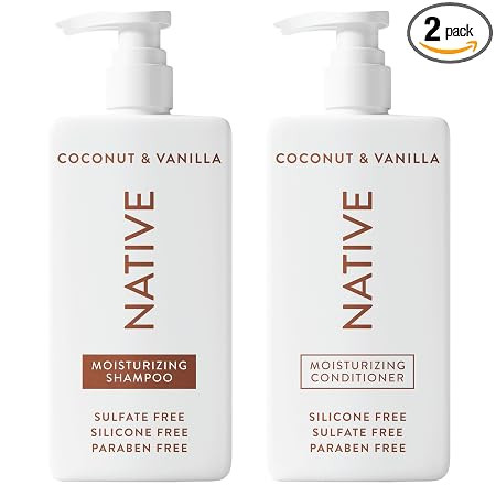 Native Coconut & Vanilla Shampoo and Conditioner Contain Naturally Derived Ingredients | All Hair... | Amazon (US)