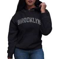 Womens Brooklyn Hoodie Bronx Ny New York City Cement Print Sneaker Head Juniors Pullover Sweatshirt | Etsy (US)