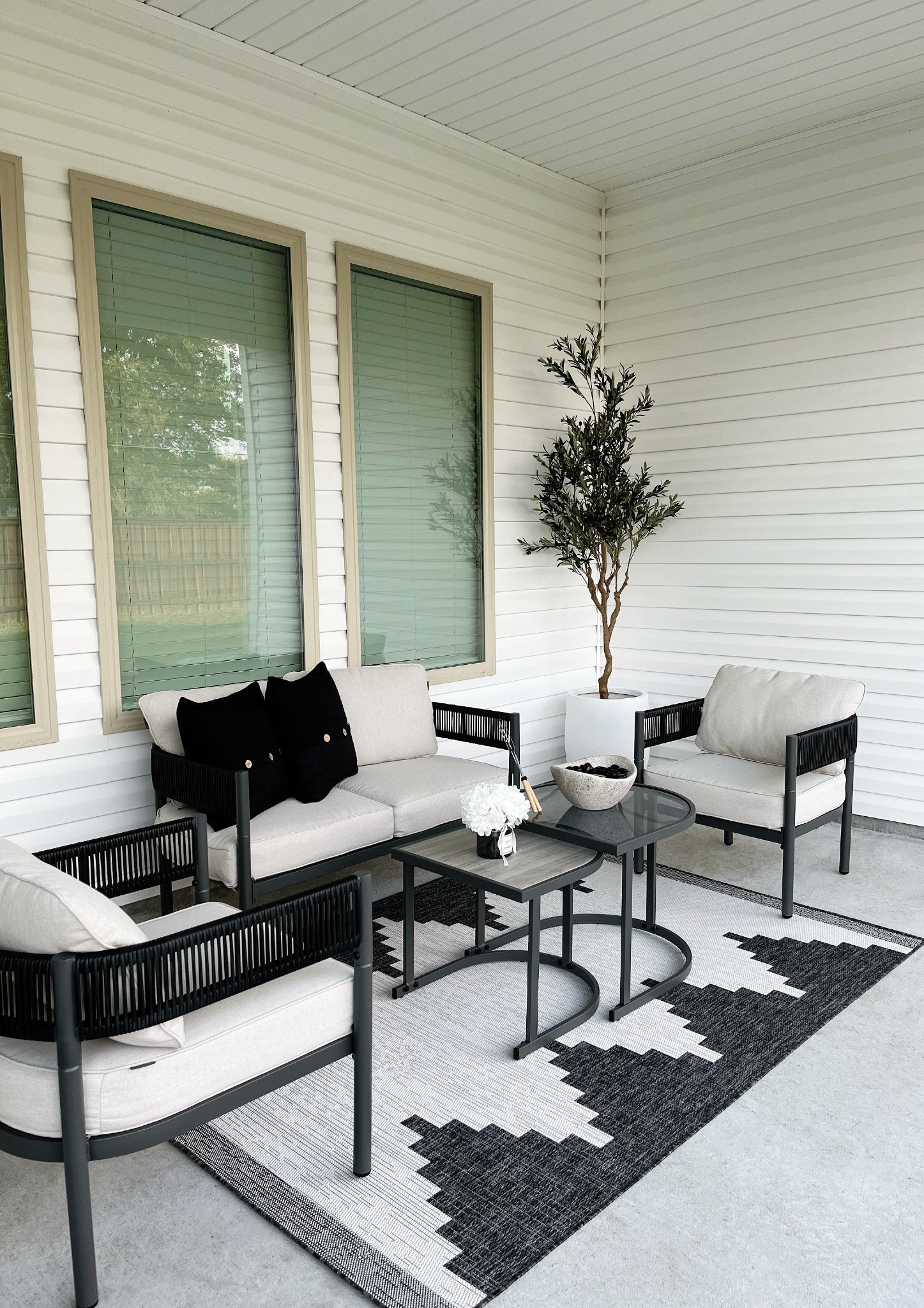 Cozy Affordable Patio Styling..🤍🏡

#LTKHome #LTKHoliday #LTKU