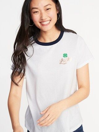 EveryWear St. Patrick's Day Graphic Tee for Women | Old Navy US