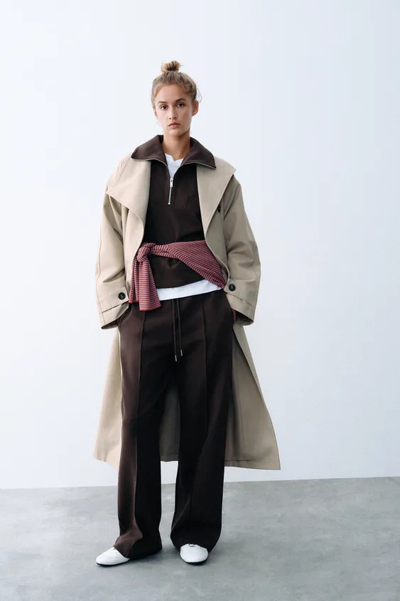 INTERLOCK TROUSERS WITH SEAM DETAIL | Zara DE