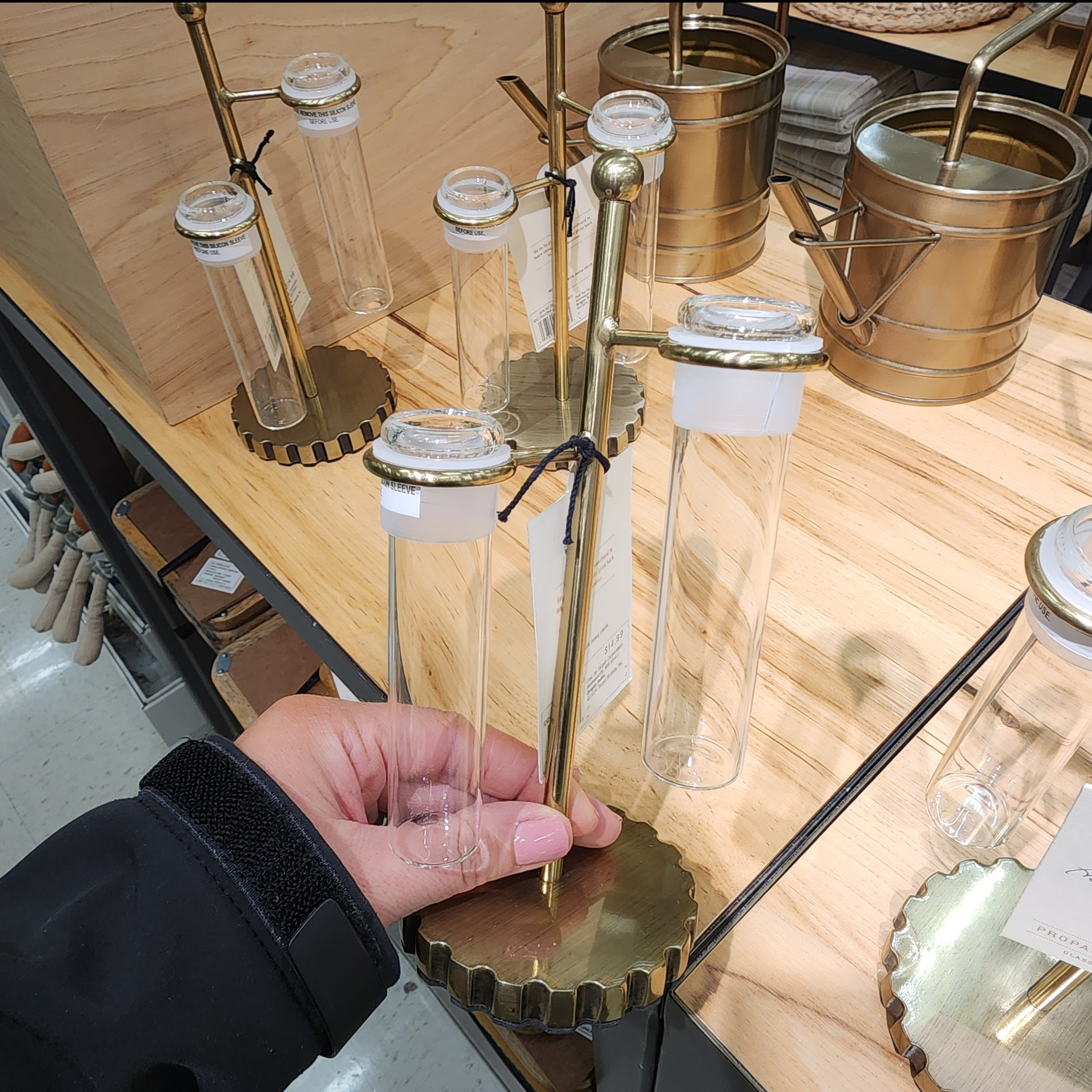 New at Target! Hearth & Hand with Magnolia Brass Test Tube Vase. Perfect for propagating! 🌱

#LTKMostLoved #LTKHome #LTKFindsUnder50