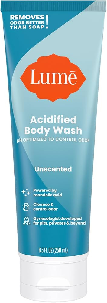 Lume Acidified Body Wash - 24 Hour Odor Control - Removes Odor Better than Soap - Moisturizing Fo... | Amazon (US)