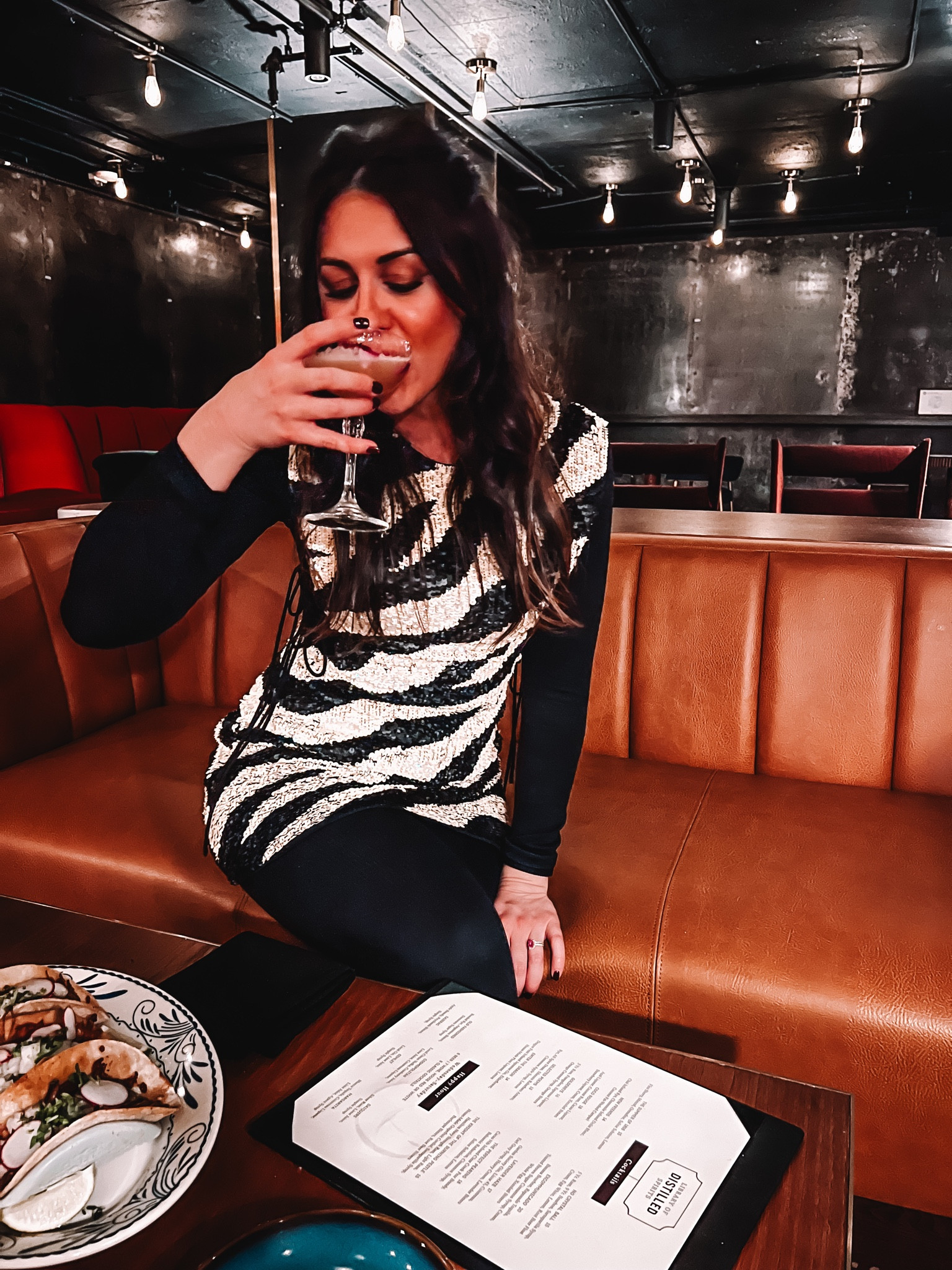 Winter date night look for the wild 🖤🫶🏼🎶 this sequin dress can also be worn as a tunic top over this full body jumpsuit and paired with the cutest most affordable combat boots 🖤🫶🏼
.
.
.
#concertoutfit #sequins #hairbow #fullbodysuit #fallboots 

#LTKmidsize #LTKstyletip #LTKbeauty