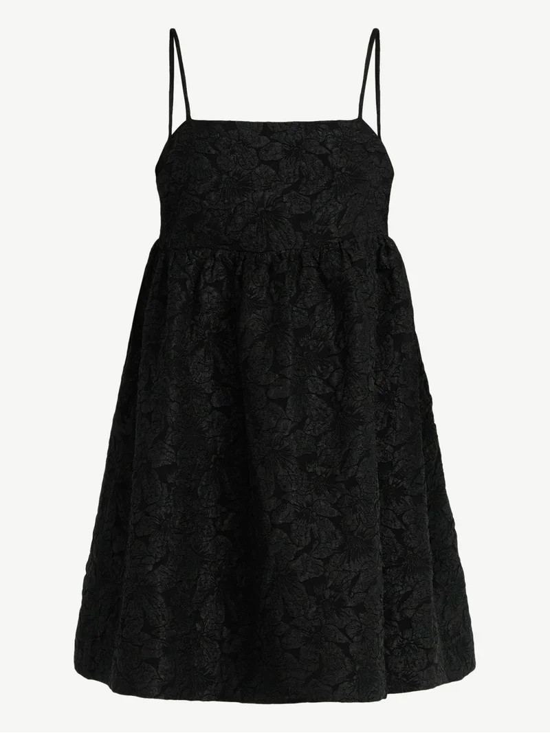 Free Assembly Women's and Women's Plus Sleeveless Lace Babydoll Dress with Pockets, Size XS-4X | Walmart (US)