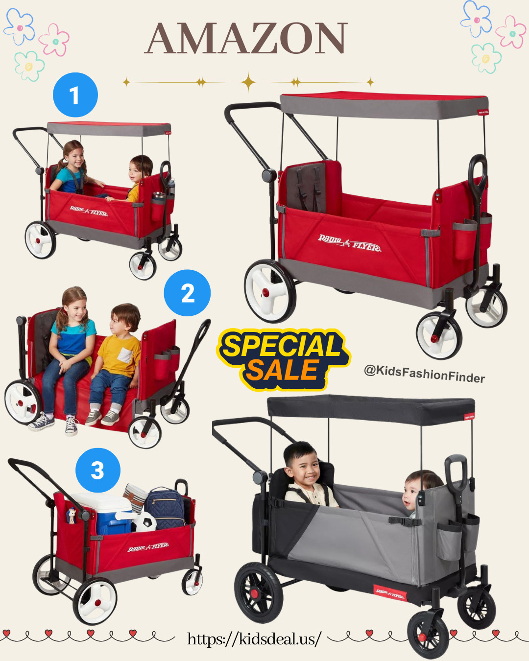 🚼✨ Radio Flyer Stroller Wagon — 30% OFF NOW!

This convertible wagon is a total game-changer for families 🙌
Perfect for kids + cargo, with a canopy for shade ☀️ and tons of space for outings, parks, and trips 🏞️

Easy to push, super versatile, and built to last ❤️
If you’ve been waiting — now’s the time!

#RadioFlyer #StrollerWagon #MomLife #FamilyOutings #ToddlerGear #OutdoorFun #AmazonFinds #MomFinds #DealAlert #ParentingEssentials #TravelWithKids 🚼💛 

 

#LTKSaleAlert #LTKTravel #LTKKids