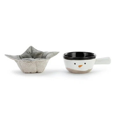 Snowman Soup Crock And Bowl Cozy | Wayfair North America