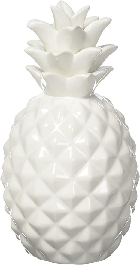 White Pineapple by Home Essentials 9"H | Amazon (US)