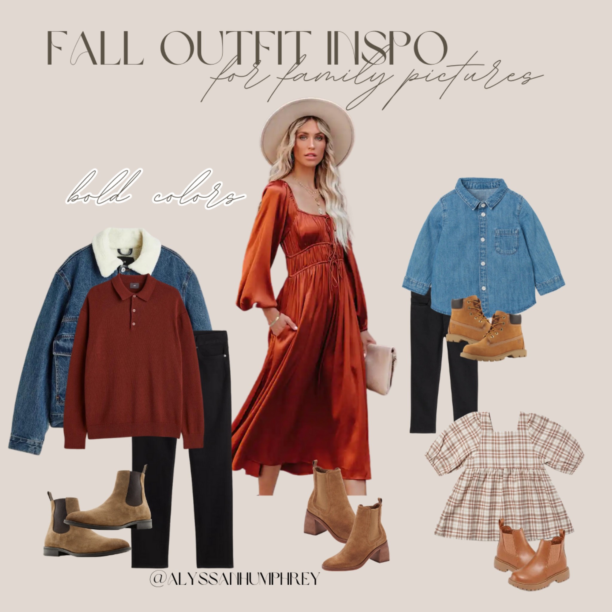 Fall fashion family looks 
Woman’s dress is Vici

#LTKunder50 #LTKmens #LTKfamily
