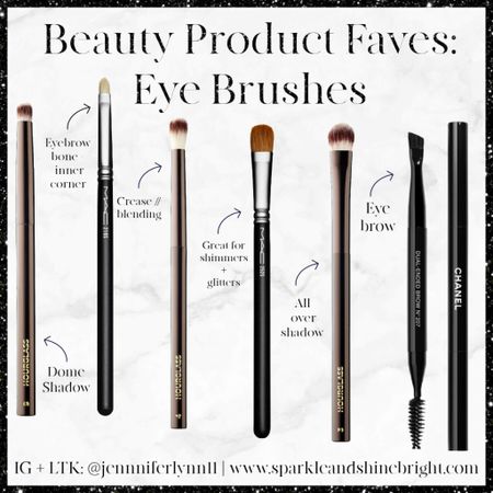 These are my favorite, go to products I reach for, all for the brushes I use on my eyes. What each brush is for is in the graphic  


Follow my shop @Jennniferlynn11 on the @shop.LTK app to shop this post and get my exclusive app-only content!


#LTKbeauty #LTKFind #LTKunder50
