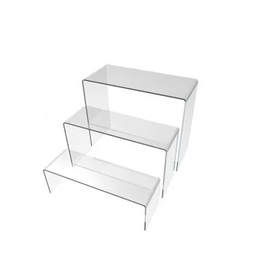3 Piece Acrylic Plexiglass Clear Riser Set | Wayfair North America