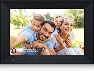 Digital Photo Frame 10.1 Inch WiFi Picture IPS HD Touch Screen Smart Cloud Photo Frame with 16GB ... | Amazon (US)