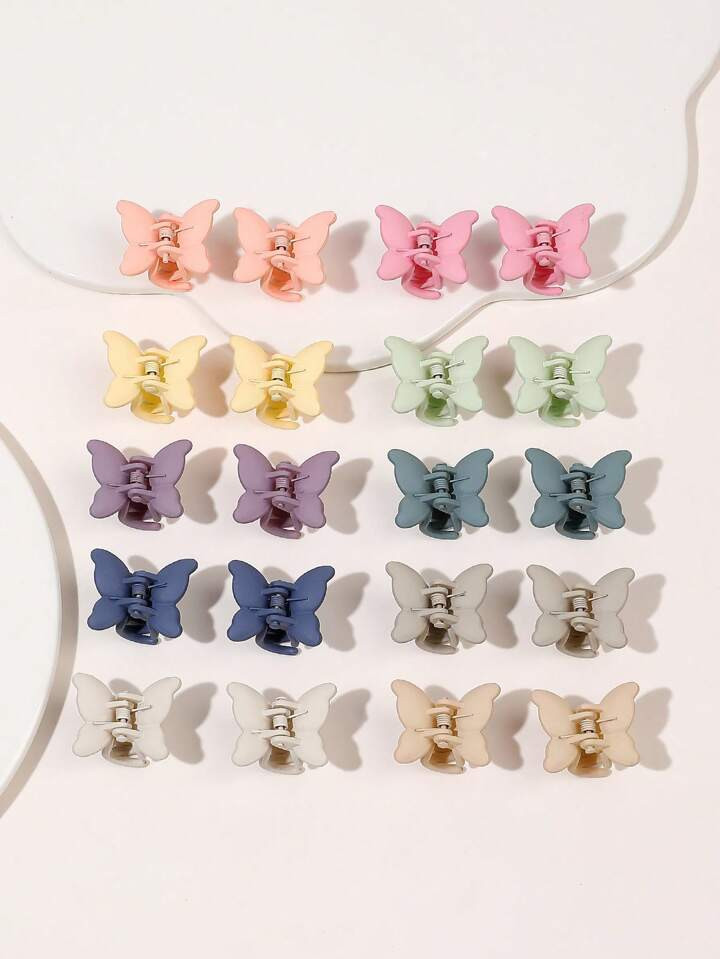 20pcs Women Butterfly Design Fashionable Hair Claw For Hair Decoration | SHEIN