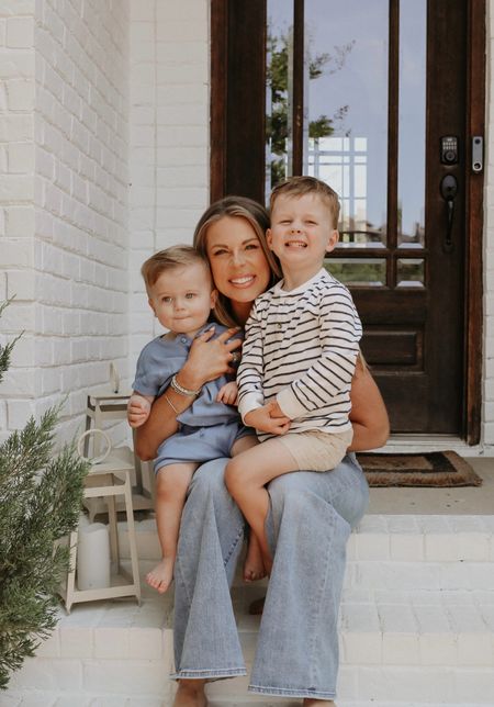 Being “mommy” to these two is my greatest blessing. Happy Mother’s Day!! 🌸💕 

(I’m wearing size small in my wide leg jeans from WHBM)

toddler boy fashion | gap kids | carters | WHBM | jeans | flared jeans | denim | mom fashion 

#LTKStyleTip #LTKKids #LTKFamily
