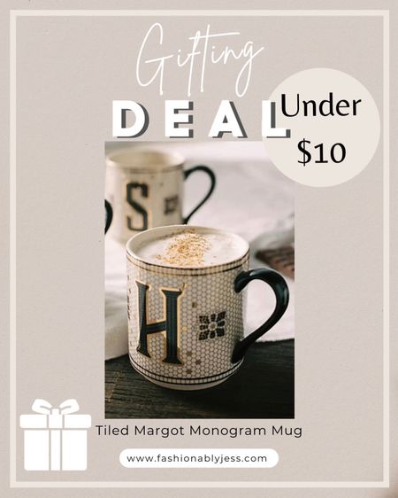 Absolutely love these monogram holiday mugs! Cute and affordable gift ideas for less than $10! 

#LTKsalealert #LTKHoliday #LTKGiftGuide