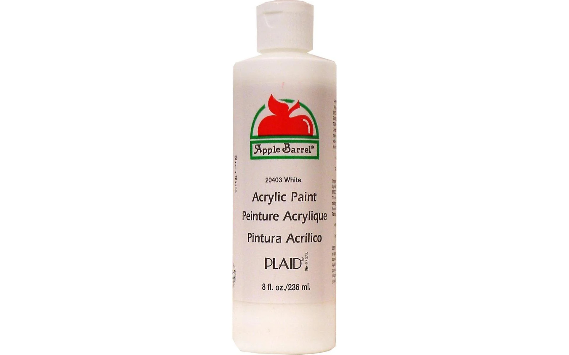 Plaid Apple Barrel Paint 8oz White | Walmart (US)