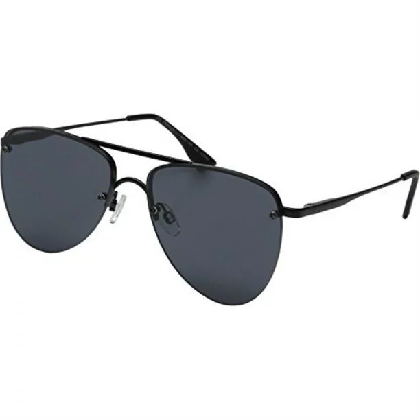 le specs women's the prince sunglasses, matte black/smoke mono, one size | Walmart (US)